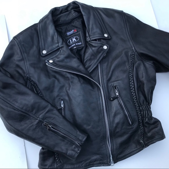 leather king motorcycle jacket